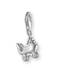MELINA Charms clip on pendant stroller sterling silver 925
