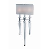 Buy Lamp Works 751 Clear Crystal Trident Sconce, Clear Crystal by Lamp Works