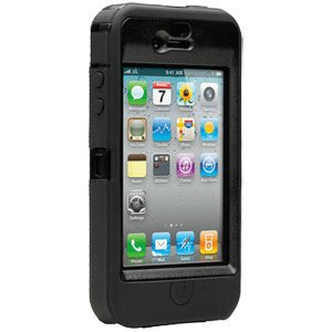 New Otter Box Apple Iphone 4 Factory Original Black Defender Case Provides Triple Protection