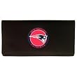 New England Patriots Embossed Leather Checkbook Cover - NFL Football Fan Shop Sports Team Merchandise