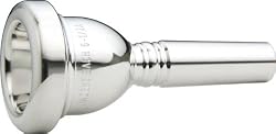Bach Brass 3416HA Trombone Large Shank Mouthpiece 6-1/2 A Cup: Medium Deep - Silver Plate