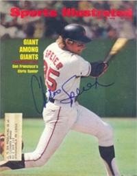 Chris Speier Autographed/Hand Signed Sports Illustrated Magazine (San Francisco Giants)