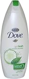 Dove go fresh Cool Moisture Body Wash, 24 Ounce (Pack of 3)
