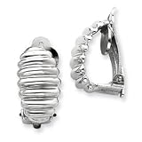 Sterling Silver Clip Back Non-pierced Earrings