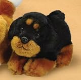 Plush Rottweiler Puppy Playing 7
