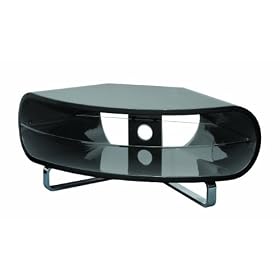 Techlink Ovid OVC100B Audio Visual Furniture Black Corner Unit