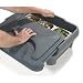Forest Green * 4 Inch Carlisle Food Service Products Cateraide Slide n Seal Pan Carriers XT140008 - XT 4" TOP LOAD PAN CARRIER / Color: Forest Green / Hot or Cold Food Transport Catering Container / No latches, no hinges, no gaskets