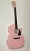 Pink Acoustic Guitar