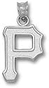 Pittsburgh Pirates Solid Sterling Silver ''P'' 5/8'' Pendant