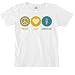 Peace Love Cardiology Dark Women's Tee