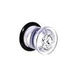 0 Gauge Clear Uv Single Flare Acrylic Cubic Zirconia Plug