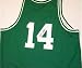 Bob Cousy autographed Basketball Jersey (Boston Celtics) GREEN JERSEY