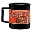 Harley-Davidson&reg; Transportation Mug--NEW for 2009. 14 oz. ceramic mug. Wraparound graphics. Dishwasher and microwave safe. 99346-09V