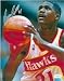 Dominique Wilkins Autographed/Hand Signed 8x10 Photo (Atlanta Hawks) Shooting