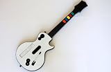 Les Paul Wireless Guitar for Wii Guitar Hero and Rock Band Games (Exclude Rock Band 1), Compatible with All Guitar Hero Games and Rock Band 2&3, Color White