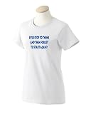 Ever stop to think and the forget to start again? Ladies T-Shirt Pink Large