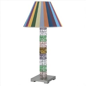 Fantasy Table Lamp in Rainbow by Lite Source