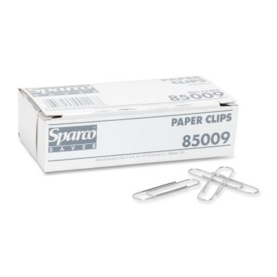 Sparco Paper Clearips, Jumbo, .041 Wire Gauge, 100 per Box, SR (SPR85009)