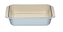 Le Creuset Cast Iron Square Dish, Satin Blue, 25 cm