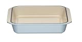 Le Creuset Cast Iron Square Dish, Satin Blue, 25 cm