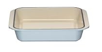 Le Creuset Cast Iron Square Dish, Satin Blue, 25 cm