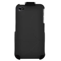 Seidio SURFACE Case and Holster Combo for Apple iPhone 4 and 4S (All Carriers) - Black