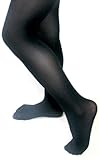 Butterfly Girls Lycra Opaque Hold & Stretch Footed Tights - More Colors Available (Sizes 2/4 - 12/14 and A-C)