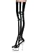 5 3/4 Spike Heel Platform Stretch Thigh Boot Women'S Size Shoe With Side Zipper