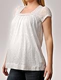 A Pea in the Pod Collection: Short Sleeve Square Neck Trapeze Maternity T Shirt