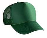 Blank Plain Mesh Trucker Hat/ Cap-Baseball - Green