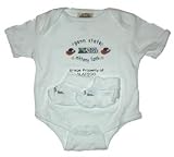 Penn State Nittany Lions Newborn Baby White Creeper with Booties