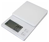 DRETEC デジタルスケール 「プチスリム」 2kg ホワイト KS-232WTの画像