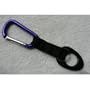 Water Bottle Holder With Purple Aluminum Carabiner Attachment