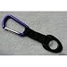 Water Bottle Holder With Purple Aluminum Carabiner Attachment
