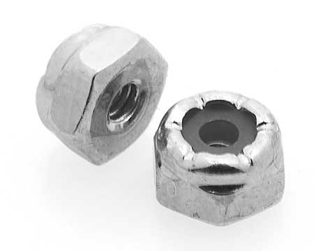 Stainless Steel 18-8 Lock Nut With Nylon Insert 4-40 (Pack of 100)