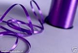 1 x 500m Purple Satin Wedding Party Curling Balloon Ribbon New FREE P & P