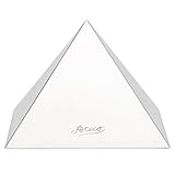 Image Ateco 4.75 by 3.25-Inch Stainless Steel Pyramid Mold