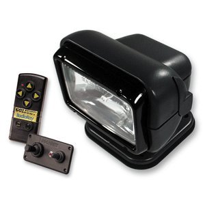 Go Light RadioRay Permanent Mount Searchlight with Dash Mounted and Wireless Remotes, Black On Sale