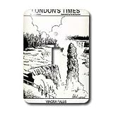 Londons Times Health and Vanity Trends Cartoons - Viagra Falls - Light Switch Covers - single toggle switch