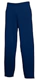 Fruit of the Loom Elasticated Jog Pants, Navy, 2XL