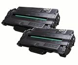 2 Pack: Compatible Laser Toner 2 Pack Replaces Samsung MLT-D105L