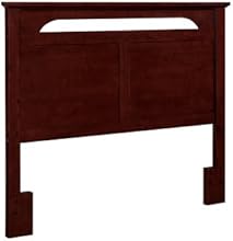 Queen or Full-Sized Headboard in Solid Wood in Cherry Finish Sturdy and Easy to Assemble, by Dorel Asia (WM3829)