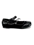 Flat Wing Tip Skull Flat Shoe - 10