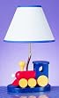 Children's Wooden Train Table Lamp