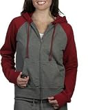 Bella Ladies Two-Tone Raglan Zip Hood