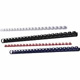 Produkt-Bild: GBC Plastikbinder&uuml;cken 8mm 21 Ringe schwarz VE=100 St&uuml;ck