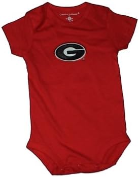 Creative Knitwear NCAA College Newborn Baby Creepers (6-9, Georgia Bulldogs)