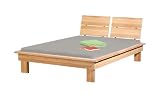 Link 55400420 Bett Vintage 180 cm Leistenprofil kernbuche