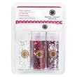 Martha Stewart Crafts Heart Glitter 3 Pack Valentines Day