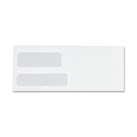 Double Window Envelopes, #9, 3-7/8"x8-7/8", 500/Box, White (SPR09372) Category: Business Envelopes